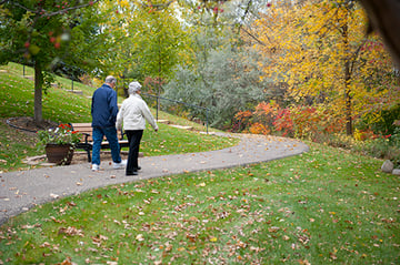 care suites walking path