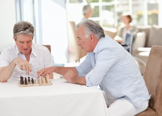 men playing chess