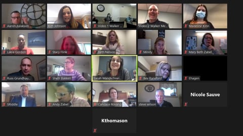 Team members graduate from leadership development program