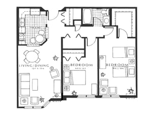 Unit C3 - Wentworth - 2 BR, 947 sq ft