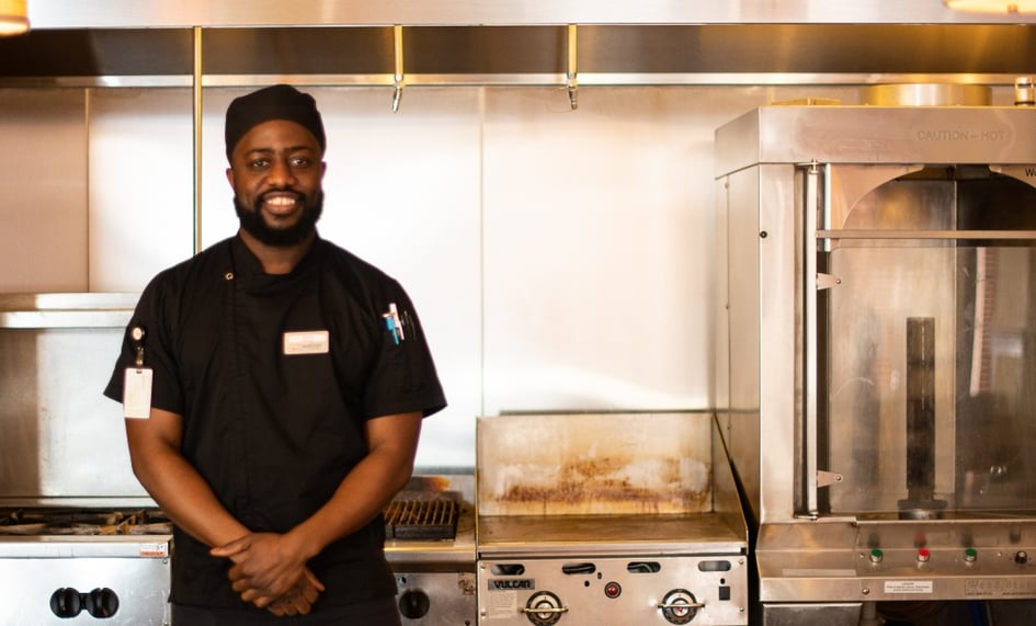 Sous chef David Saidu